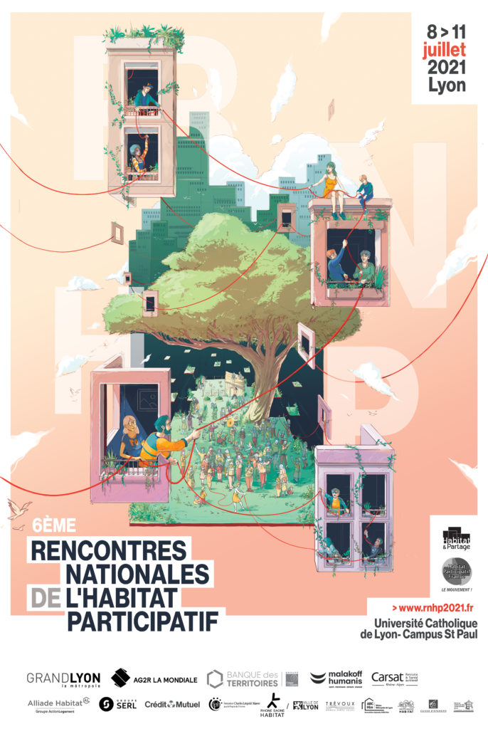 6èmes rencontres nationales de l’Habitat Participatif à Lyon du 8 au 11 juillet 2021