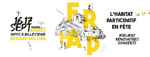 Le FRHAP “festival de l’habitat participatif” les 16 & 17 septembre 2023